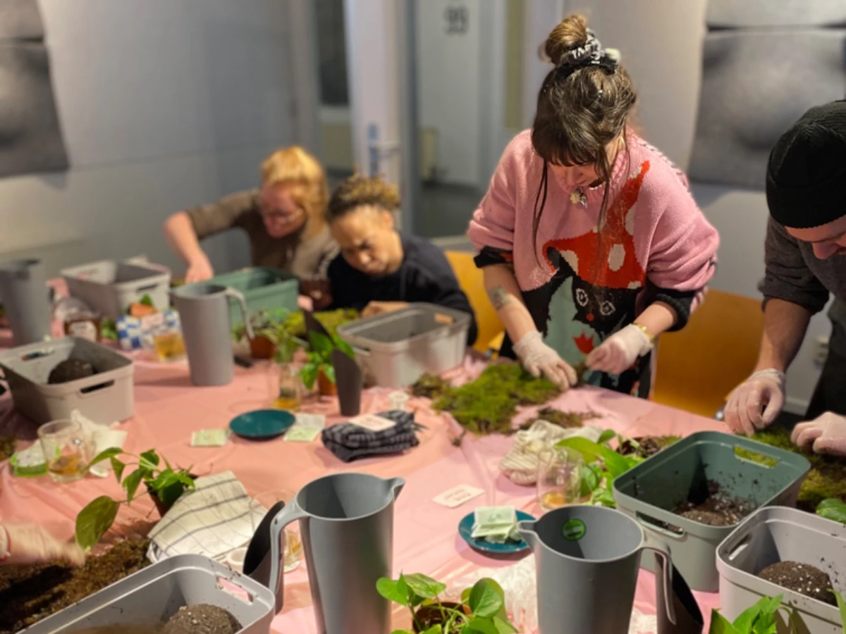 Make your own kokedama in Amsterdam — photo 2